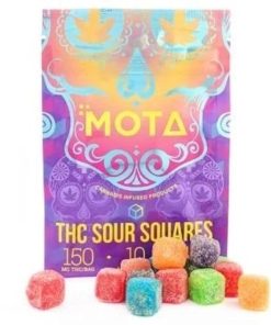 Mota THC Sour Squares 150mg THC