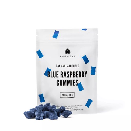 Buudabomb Blue Raspberry Gummies