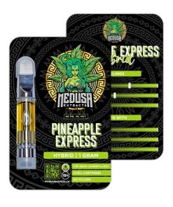 Delta 9 THC Distillate Vape Carts | 1G - Pineapple Express (Hybrid)