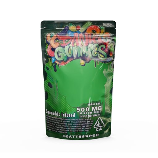 Dank Gummy Worm Gummies 500mg THC