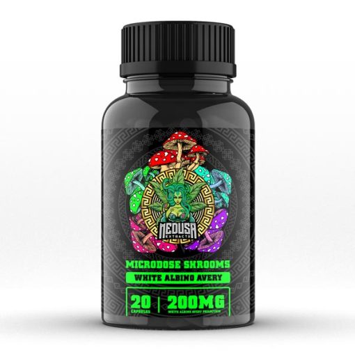 White Albino Avery 200mg | 20 Capsules | Medusa Extracts