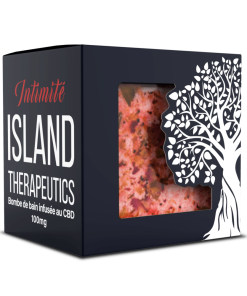 CBD Infused Bath Bombs - Intimate Blend 100mg CBD Island Therapeutics