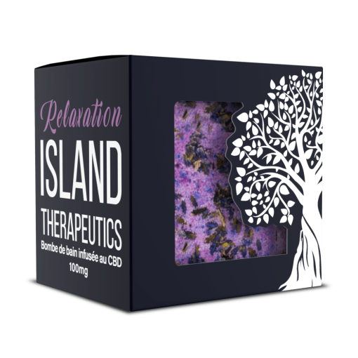 CBD Infused Bath Bombs - Relaxation Blend 100mg CBD Island