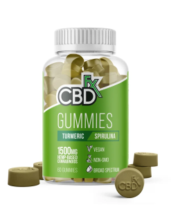 Cbdfx Gummies Turmeric And Spirulina 1500Mg