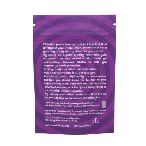 Alice Grape Mushroom Gummy 1000mg