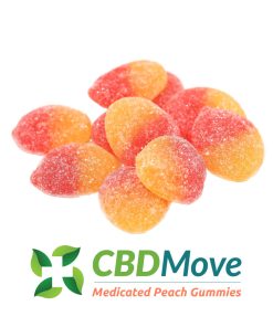 CBD Move Vegan Gummies - Vegan Peaches - 100mg CBD