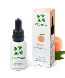 CBD Move Tincture - Peach - 1000mg CBD