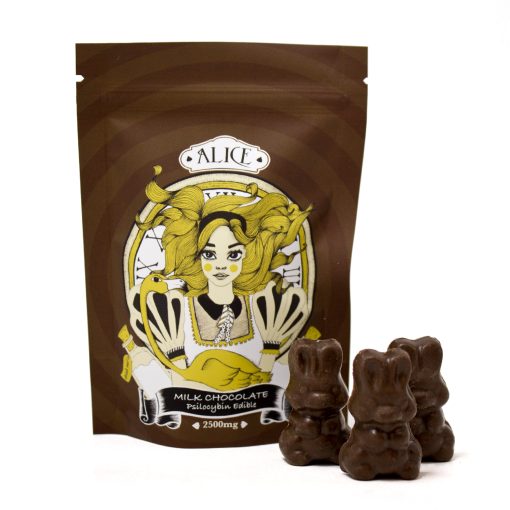 Alice Mushroom Milk Chocolate 2500mg 1