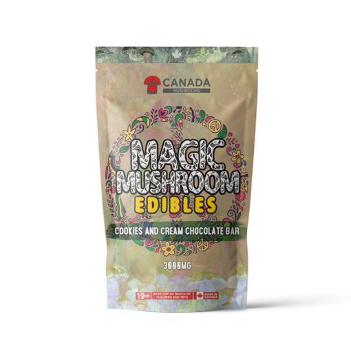 Canmush Edibles Cookies And Cream Bar 3000 1