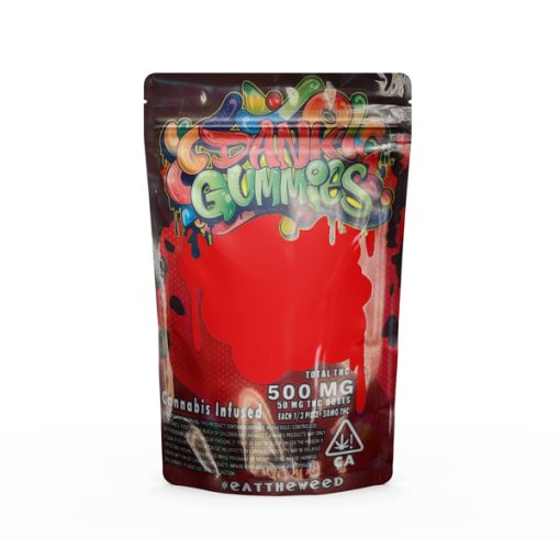 Dank Red Willy Wonka Worms 500mg THC