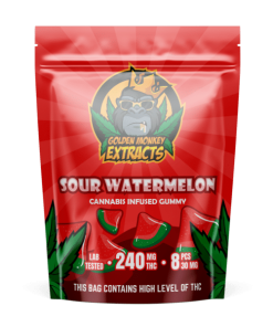 Golden Monkey Extracts Sour Watermelon 240MG THC