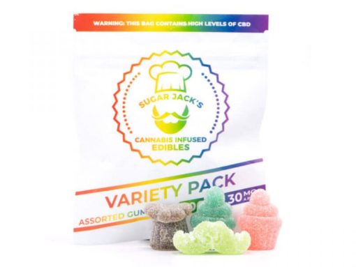 Sugar Jacks E28093 Cbd Variety Assorted Gummies 300Mg