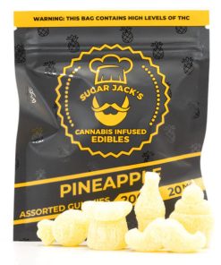 Sugarjacks Assorted Thc Gummies Pineapple 200Mg 2