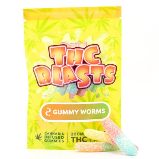 Thcblasts 200Mg Thc Gummy Worms 1 1