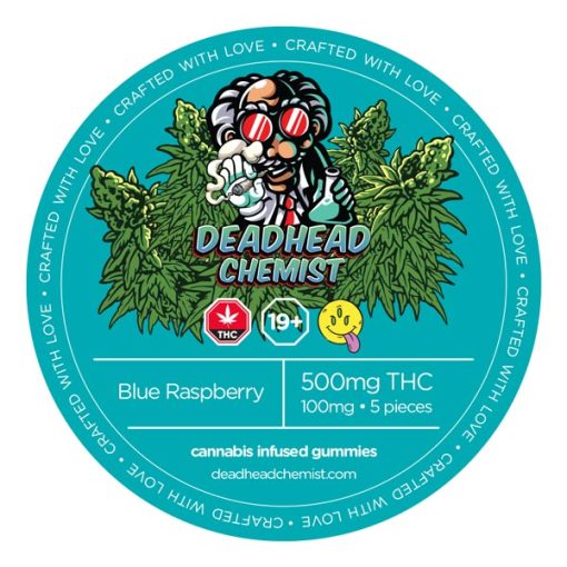 Deadhead Chemist 500MG THC Grape Gummy