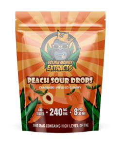 Golden Monkey Extracts Peach Sour 240MG THC