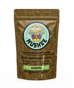 Magic Mushroom Mint Dark Chocolate Bar- 3000MG - Mushee