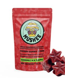 Magic Mushroom Star Gummies - Cherry - 3000MG - Mushee