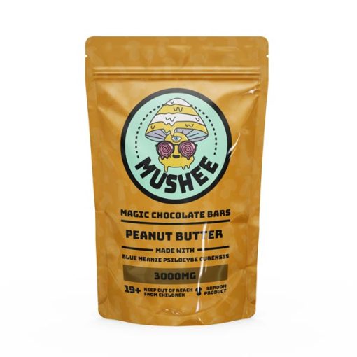 Magic Mushroom Peanut Butter Chocolate Bar- 3000MG - Mushee