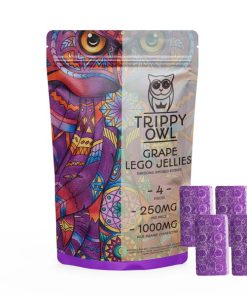 Blue Raspberry grape Lego Jellies - 1000mg - Trippy Owl