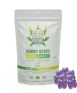 CBD Prime Gummy Bears - Grape - 300mg CBD