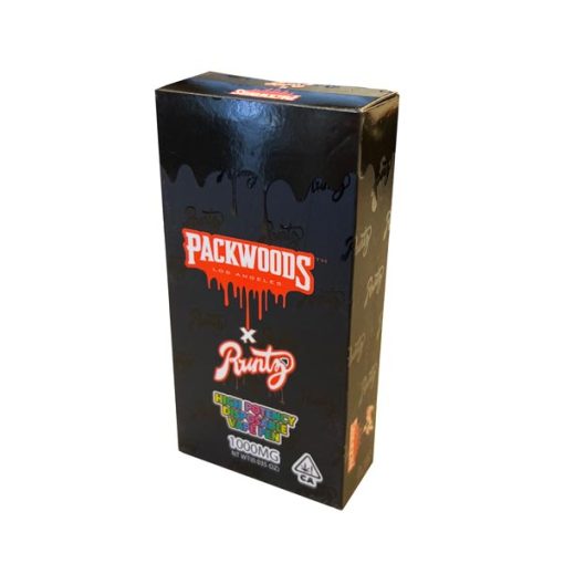 Packwoods black Runtz - THC Disposable Vape Pen Super Glue Indica