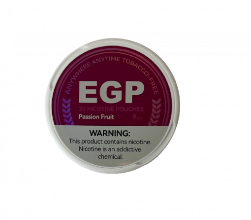 EGP Nicotine Pouches – Passion Fruit 9mg - 5 tins