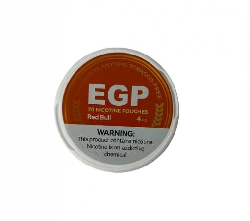 EGP Nicotine Pouches – Red Bull 4mg - 5 tins