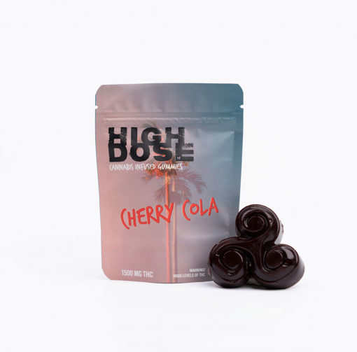 High Dose – Cherry Cola THC Gummies 1500mg