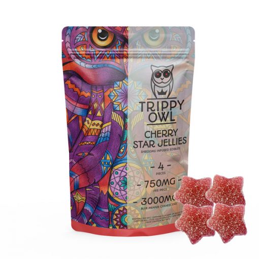 Trippy Owl Cherry Stars – 3000MG