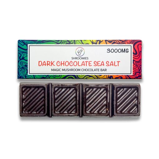 SHROOMIES SEA SALT DARK CHOCOLATE BAR – 3000MG