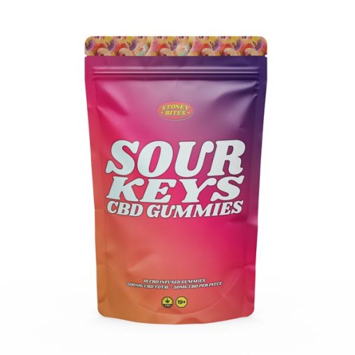 Sour Keys CBD Gummies 500mg - Stoney Bites