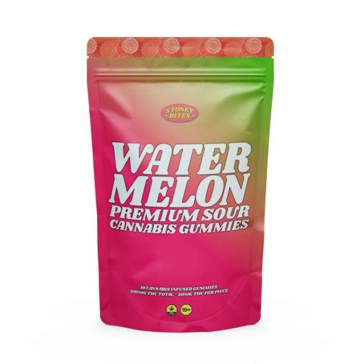 Watermelon THC Gummies 500mg - Stoney Bites