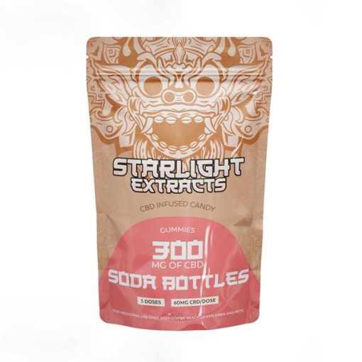 CBD Soda Bottles 300mg - Starlight