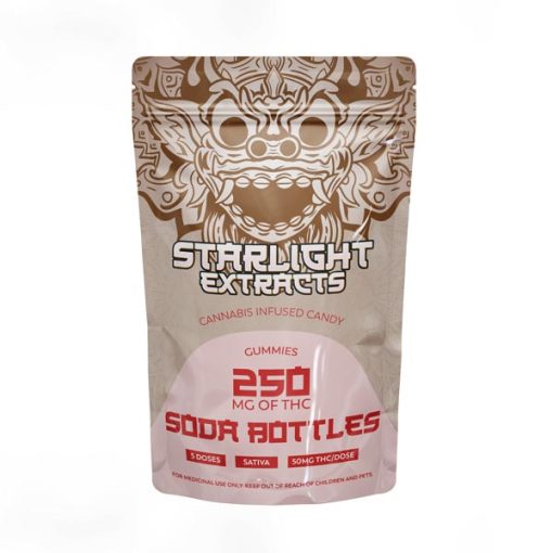 Sativa Soda Bottles 250mg THC - Starlight