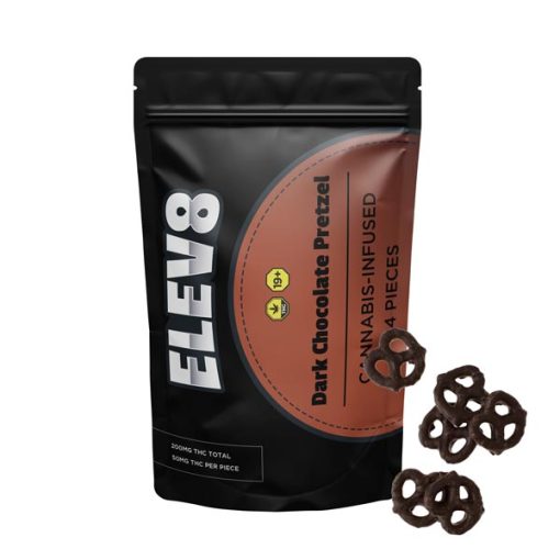 Dark Chocolate Pretzel 200mg THC- Elev8