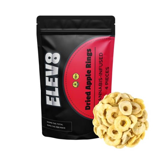 Dried Apple Rings 200mg THC- Elev8