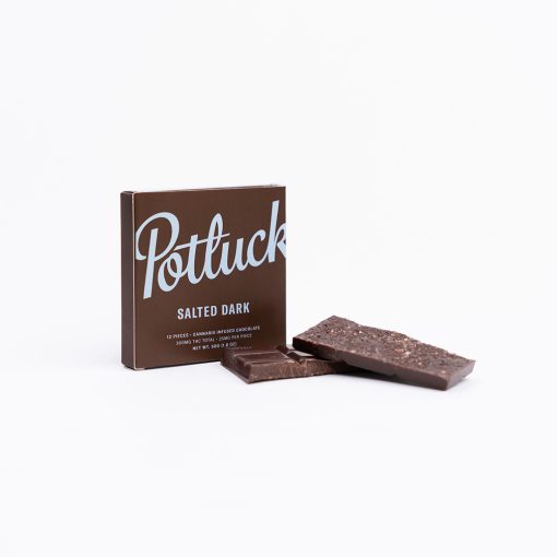 Potluck – Salted Dark THC Chocolate 300mg