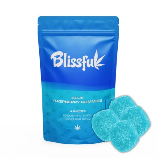 Blissful Edibles - Blue Raspberry – 200mg THC