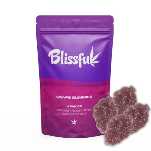 Blissful Edibles - Grape – 1:1 200mg THC/CBD