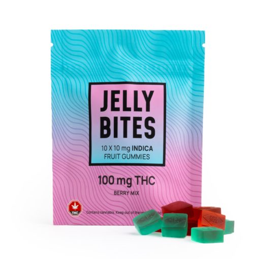 Twisted Extracts – Indica Regular Strength Jelly Bites (100MG THC) – Berry Mix