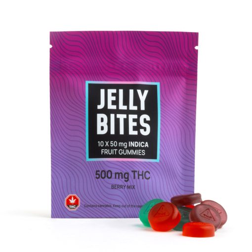 Twisted Extracts – Indica Extra Strength Jelly Bites (500MG THC) – Berry Mix