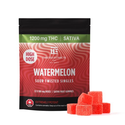 Twisted Extracts Watermelon High Dose Sativa (1200mg THC)