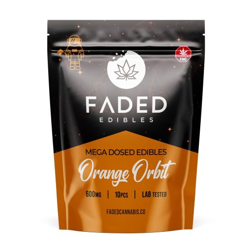 Faded Cannabis Co. Orange Orbit Astronauts 600mg THC