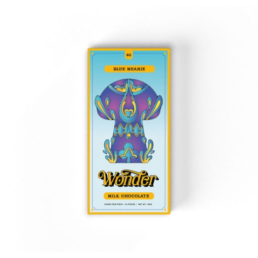 Wonder Psilocybin Chocolate Bar – Blue Meanie Bar – Milk Chocolate