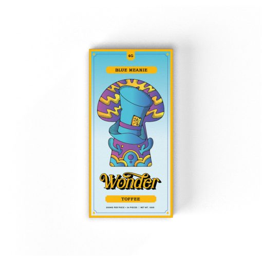 Wonder Psilocybin Chocolate Bar – Blue Meanie Bar – Toffee