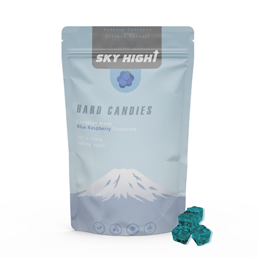 Hard Candy 150MG THC Blue Raspberry - Sky High