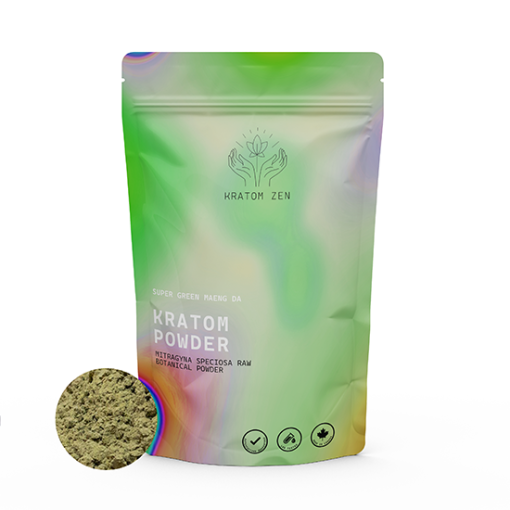 Super Green Maeng Da Powder - Kratom Zen