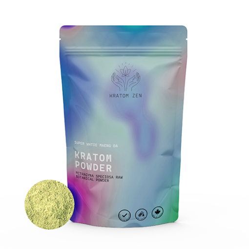 Super White Maeng Da Powder - Kratom Zen