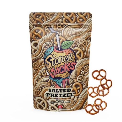 Salted Pretzels 200MG THC - Stoner Jacks